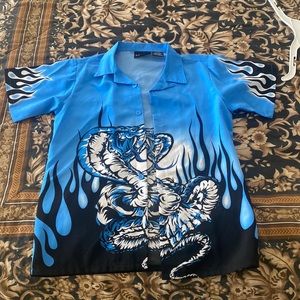 Graphic Button Down Shirt for Boys